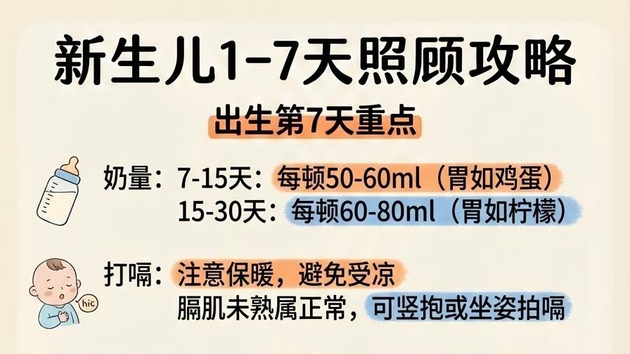 新生儿驾到第一周！这份“不慌”指南，新手爸妈请查收
