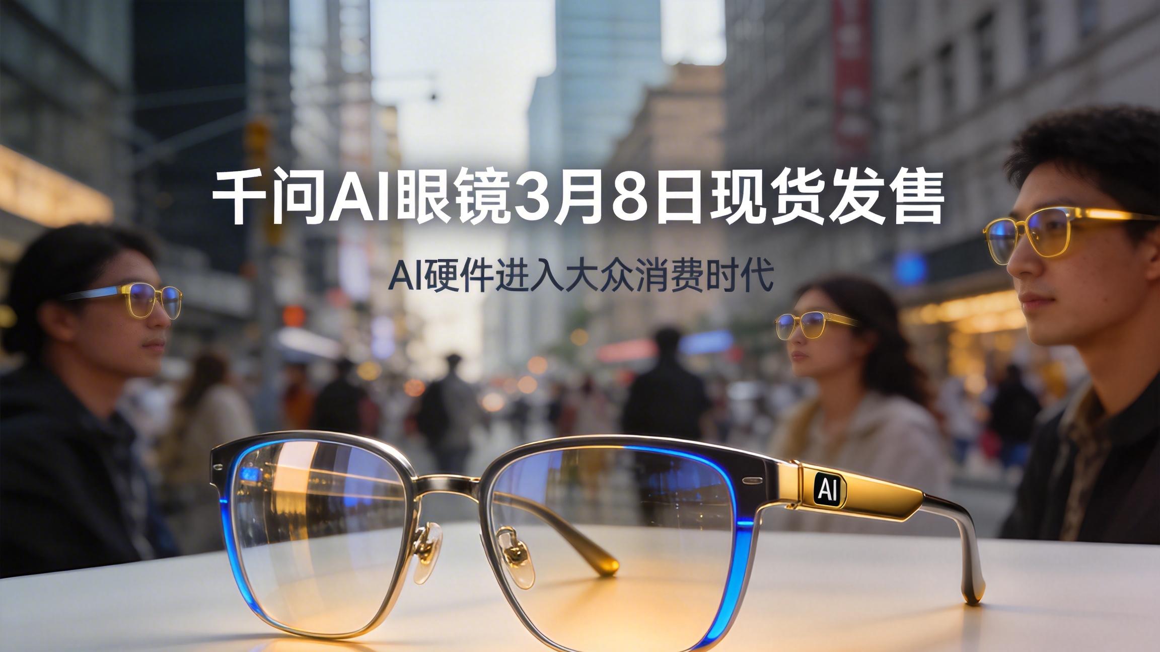 千问 AI 眼镜 3 月 8 日现货开抢！AI 硬件正式踏入大众消费时代