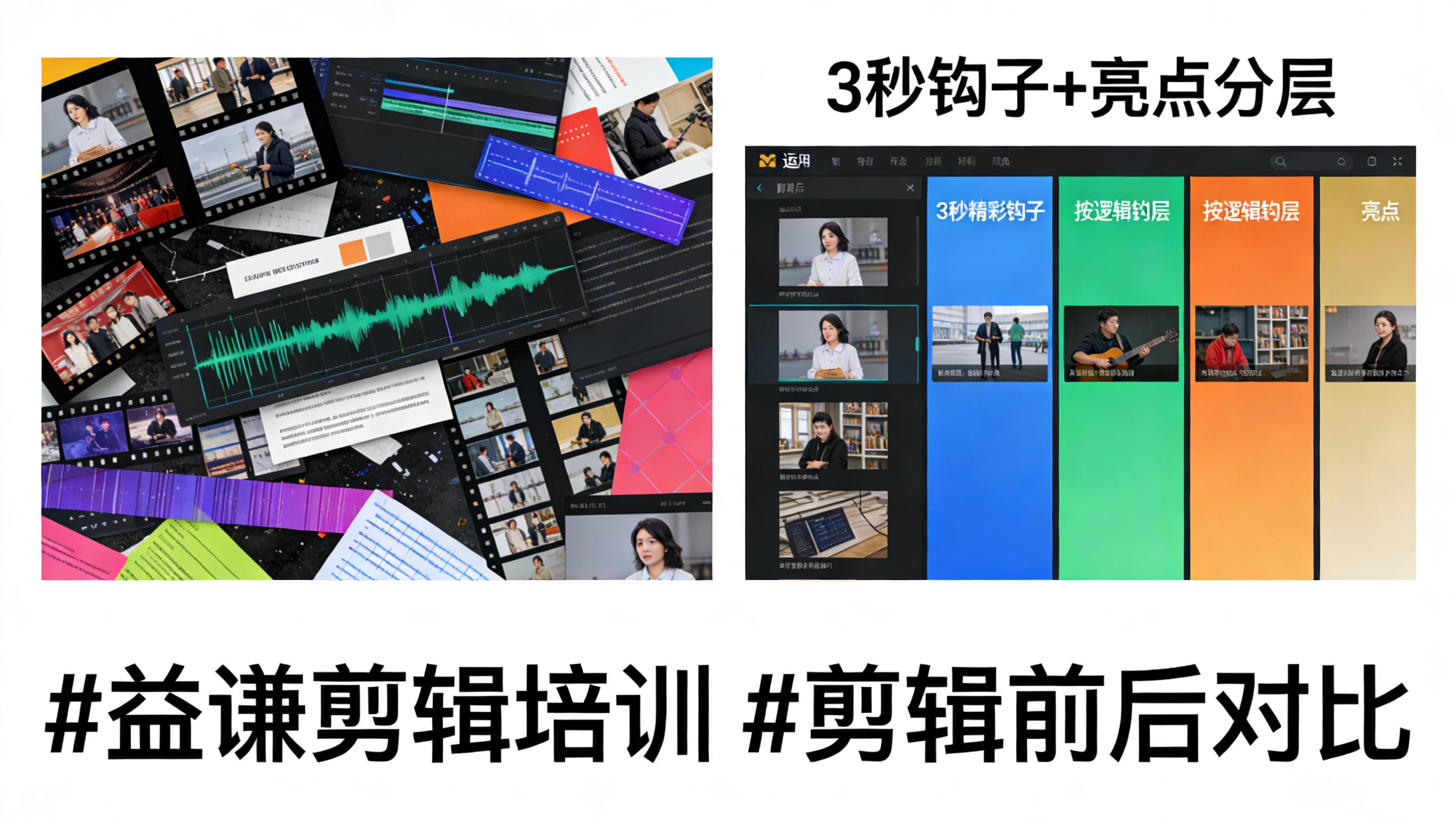 根据好物视频剪辑技巧，益谦剪辑视频培训为你拆解