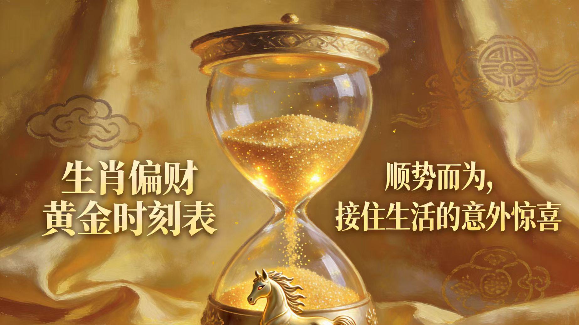 12 生肖偏财黄金时刻表：顺势而为，接住生活的意外惊喜