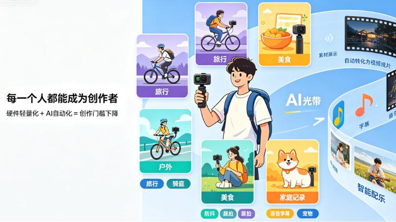 中国运动相机品牌日本热销与GoPro衰退的产业底层逻辑研究：UGC+AIGC创作浪潮重塑市场格局