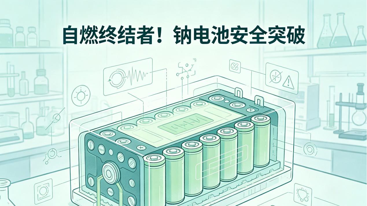 自燃终结者！中国突破颠覆性技术，钠电池热失控噩梦被清除
