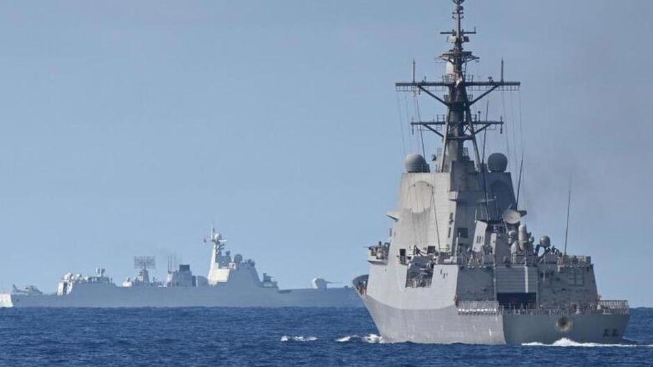 忍无可忍无需再忍！台海发生激烈对峙 中方出动军机 澳舰狼狈窜逃