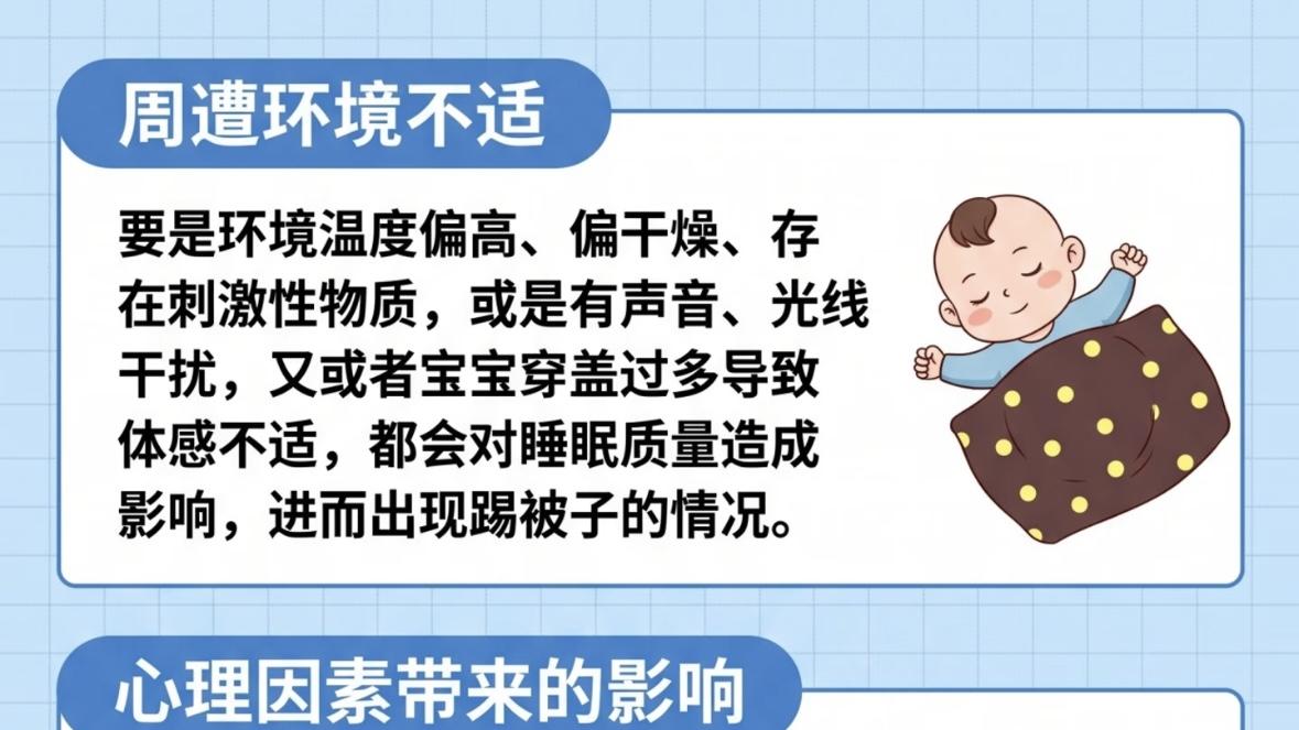 宝宝总踢被子？别急着盖，先读懂他的小情绪和小身体