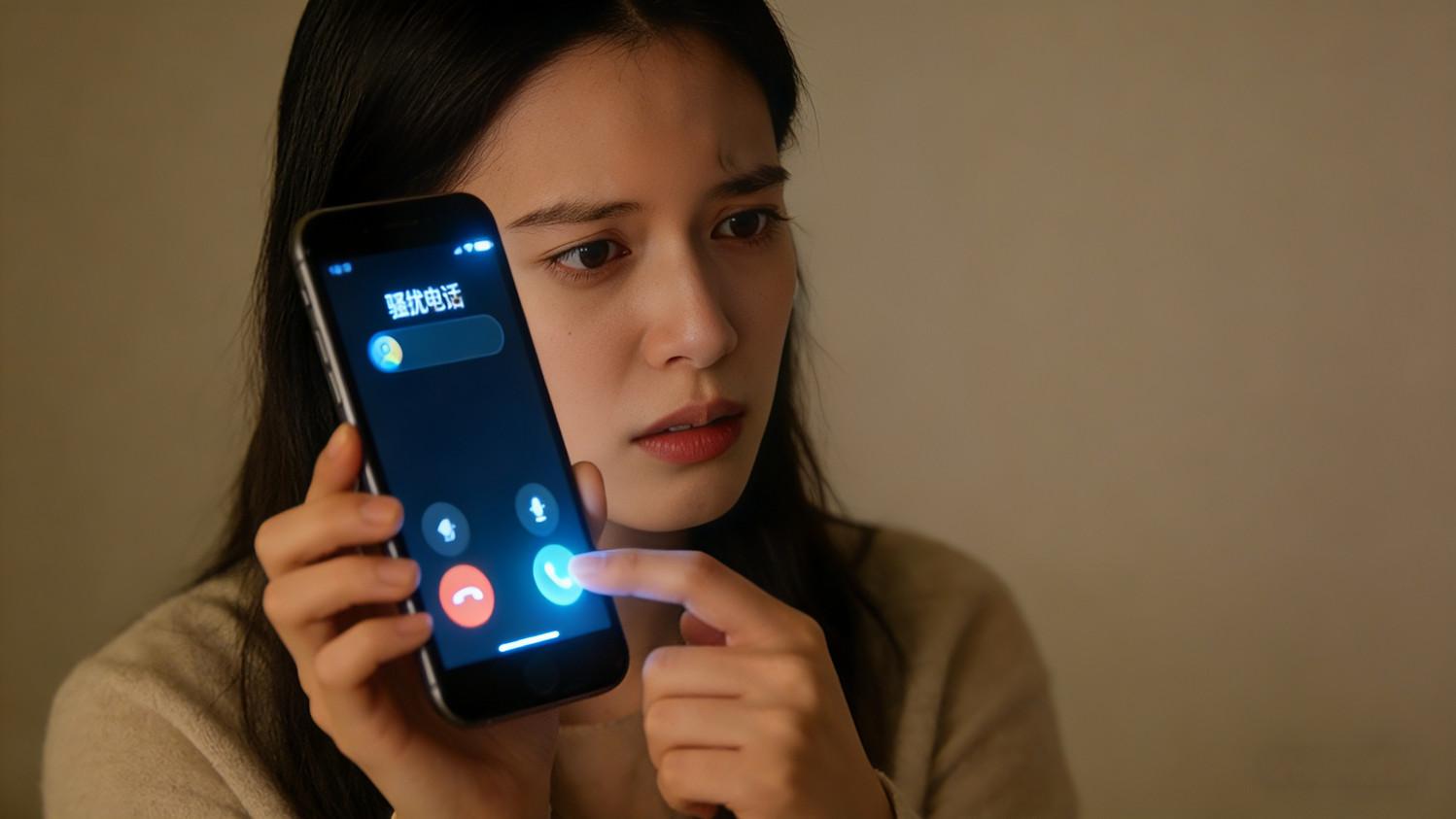 来了个骚扰电话，是接还是不接？