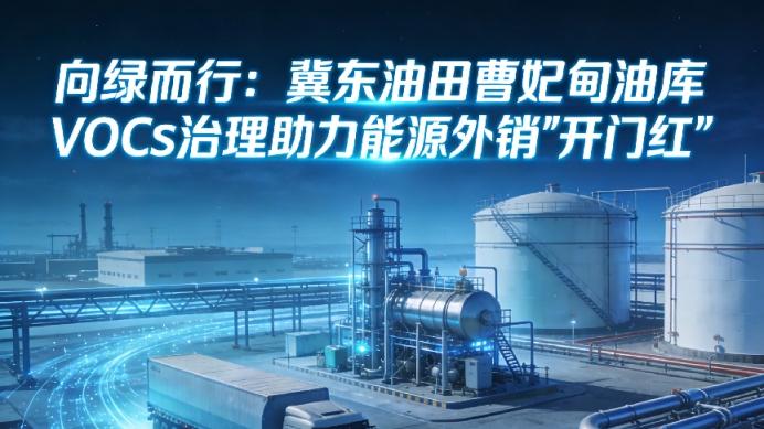 向绿而行：冀东油田曹妃甸油库VOCs治理助力能源外销“开门红”