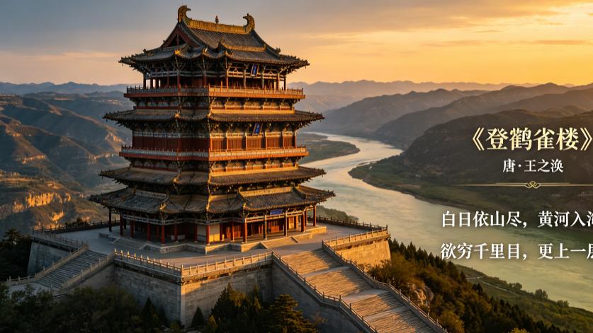 王之涣：别停下，别满足，别放弃！往上走会看到不一样的风景