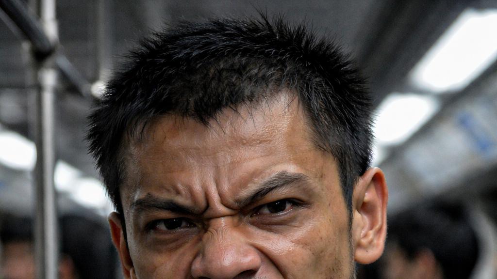 通勤笔话：地铁拥挤遭遇面黑口毒君