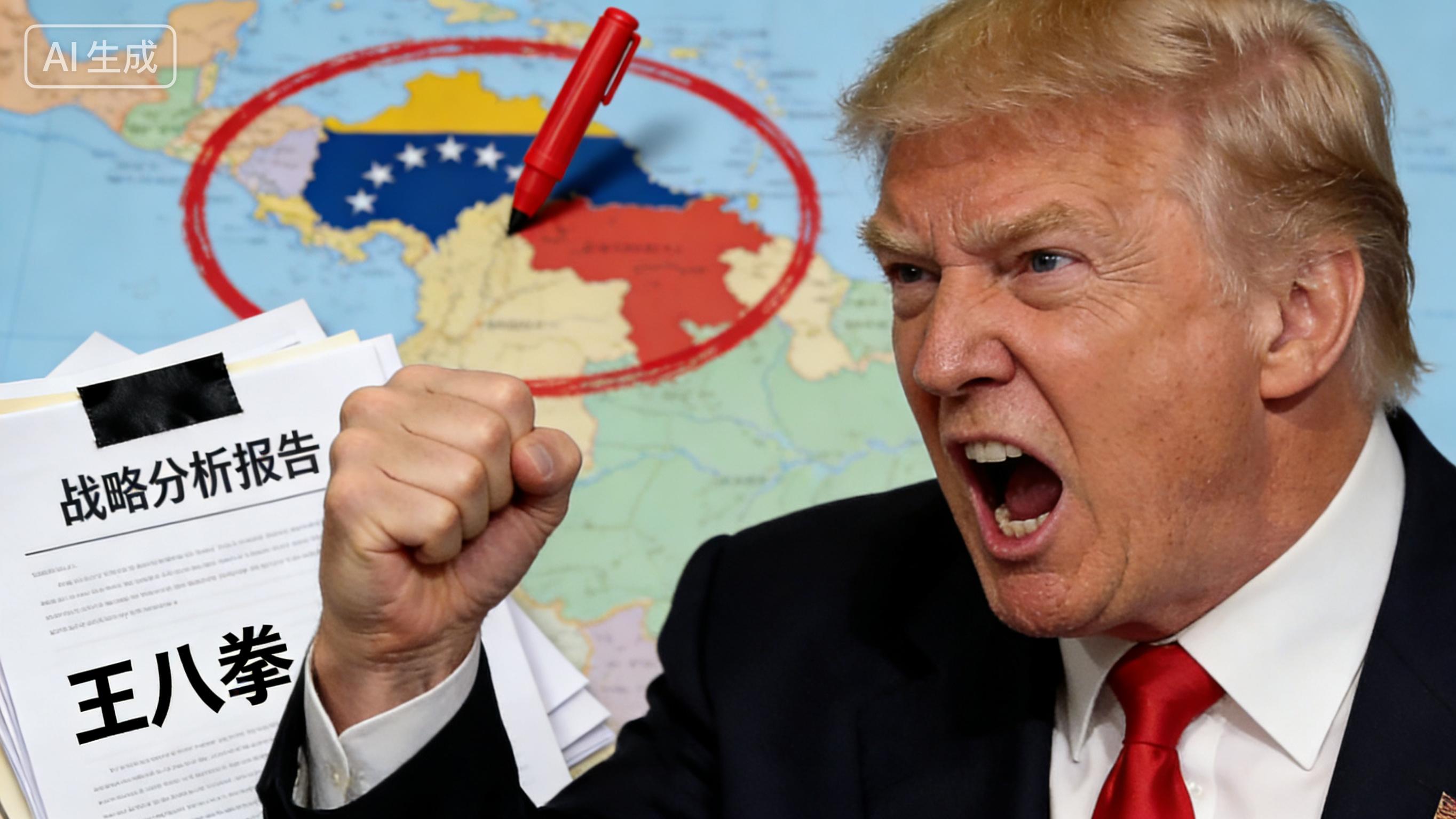 川普绝非省油灯，抓委国总统藏四波放样，纸老虎软了就吃人