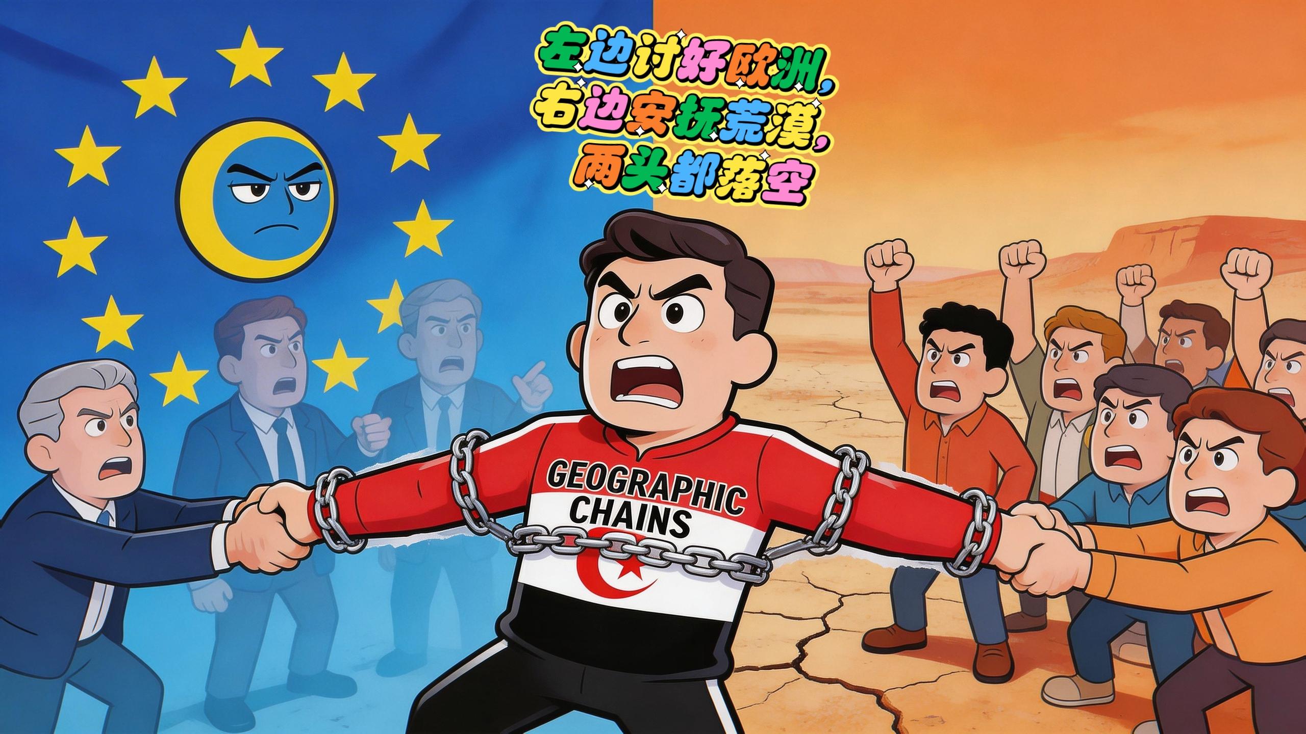 地中海的宠儿，撒哈拉的弃子：突尼斯为何注定"左右为难"？