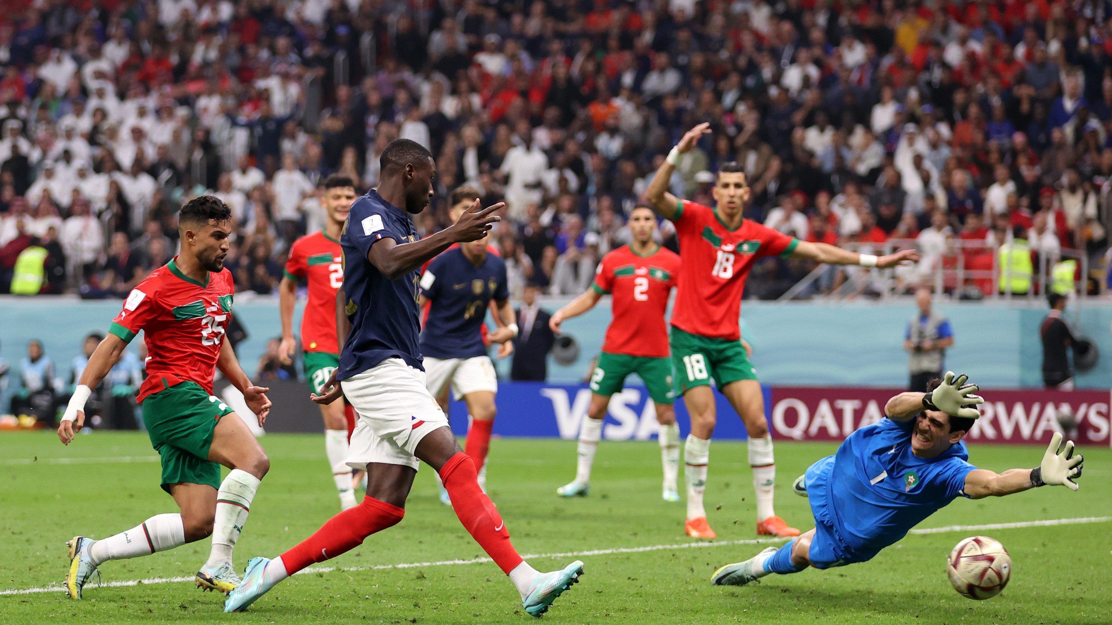 世界杯1/4决赛前瞻：法国vs摩洛哥，矛与盾的终极碰撞