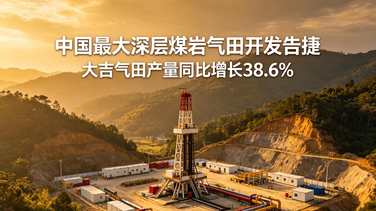 我国最大深层煤岩气田产量飙升近40%创新高，实现系统性技术突破