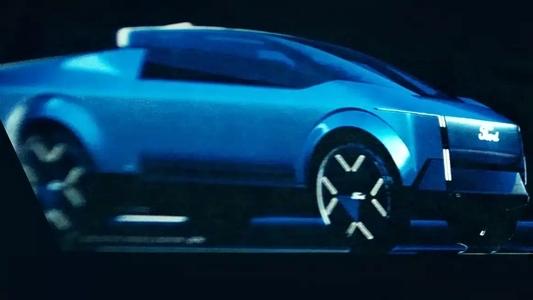 约合20.7万 福特发布全新电动皮卡预告图