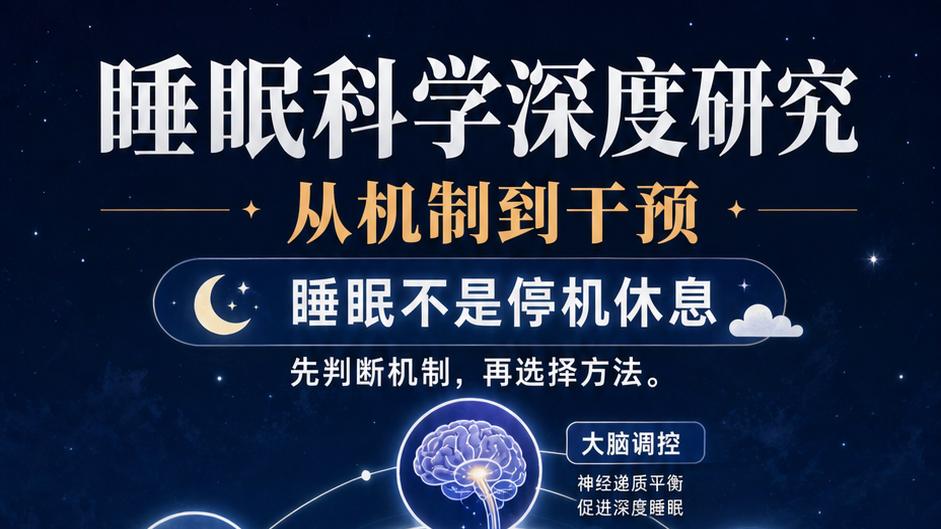 能量健康科普：睡眠的实质及失眠处理方式研究