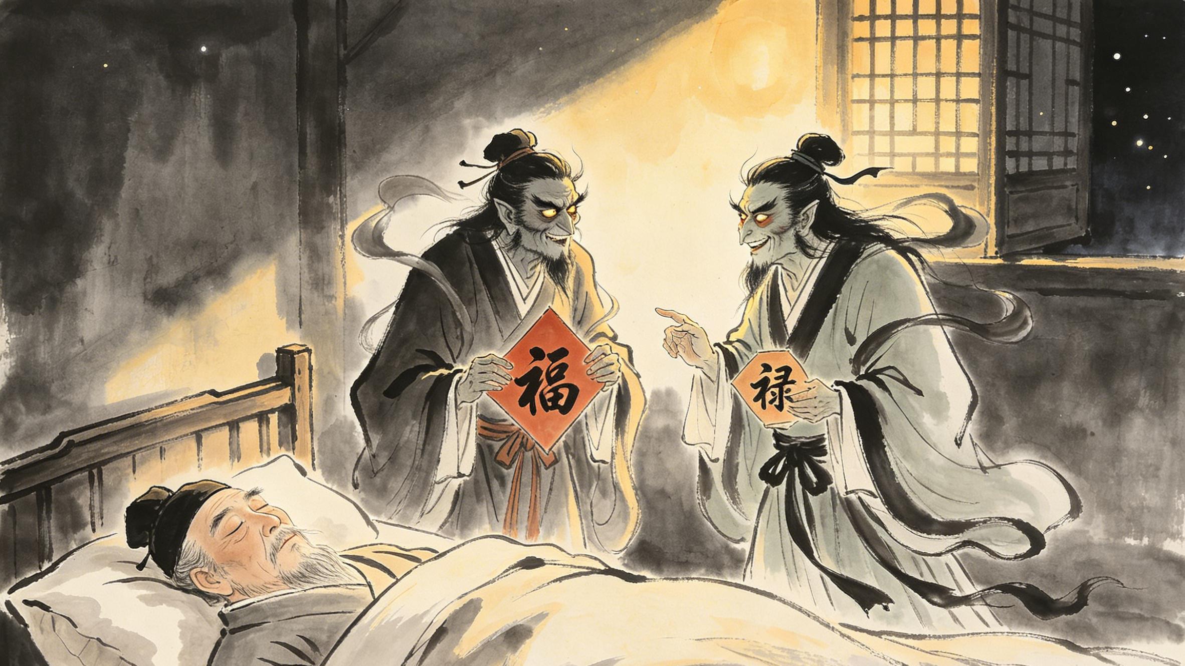 民间故事：福星禄星下凡记！