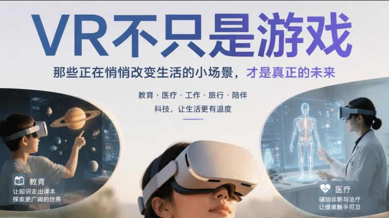 VR不只是游戏：那些正在悄悄改变生活的小场景，才是真正的未来