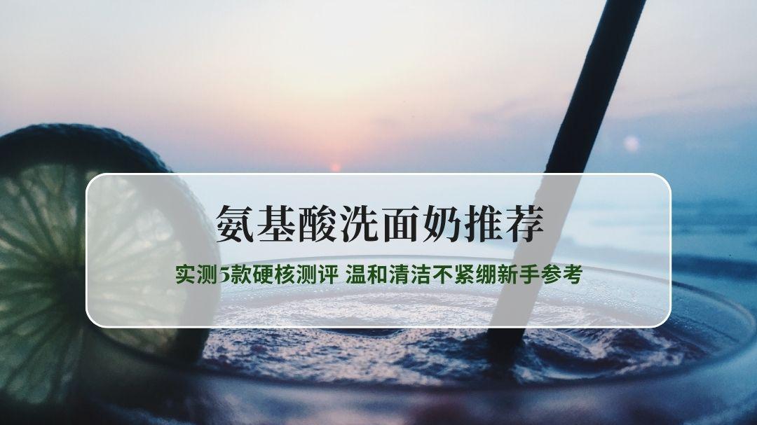 2026春季氨基酸洗面奶推荐实测5款硬核测评 温和清洁不紧绷新手参考