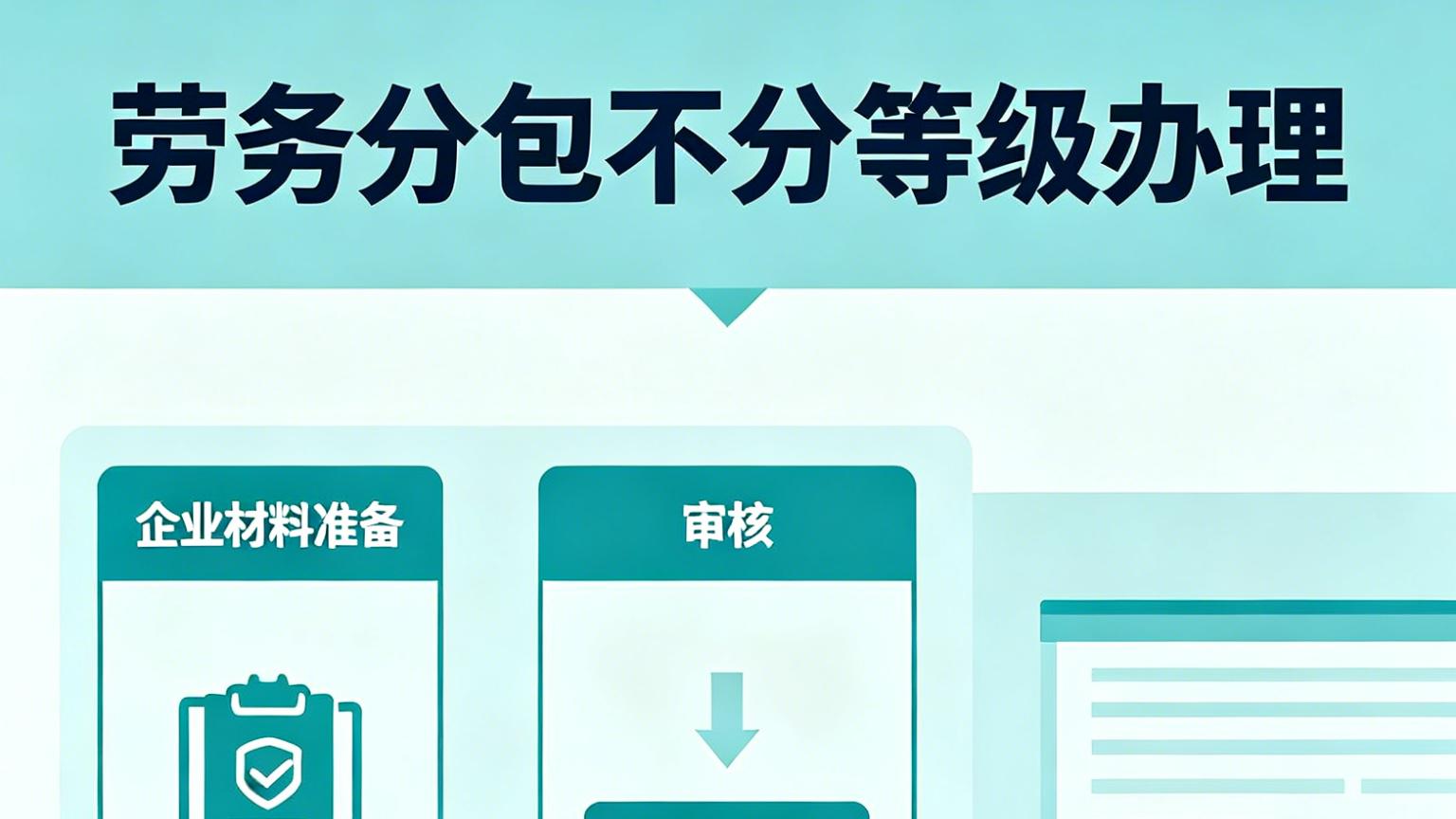 劳务分包不分等级办理，这些干货请收藏！