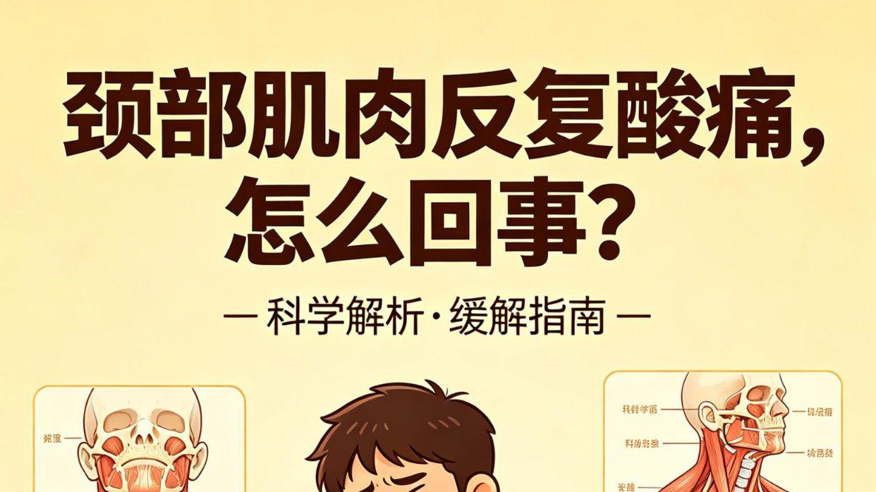 颈椎疼，仰头低头难受，这一招教你缓解！