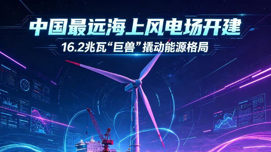 中国最远海上风电场开建，16.2兆瓦“巨兽”如何撬动能源格局？