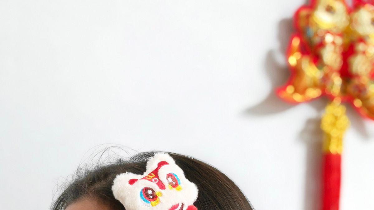 新年送女儿了中式发饰礼盒，孩子超喜欢