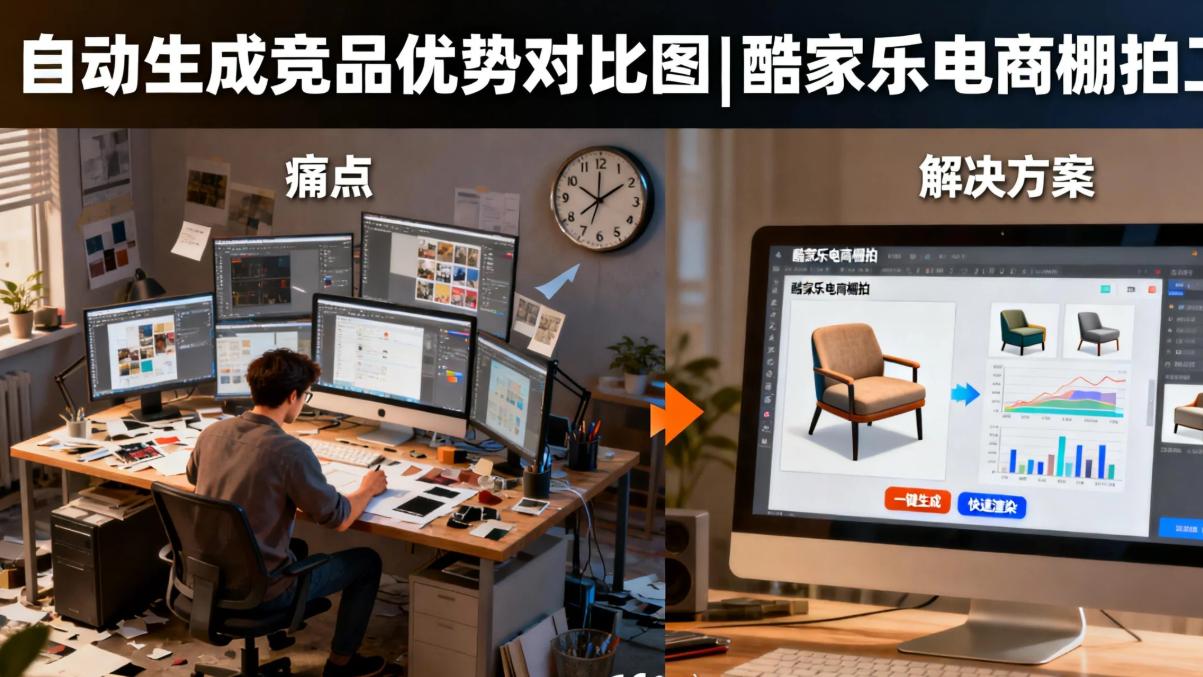 竞品分析成本砍半！酷家乐棚拍工具，对比图自动生成超省心