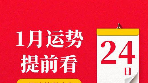 【每日运势】2026年1月24日生肖运势丨偏财运最好的生肖（五行穿衣在最后）