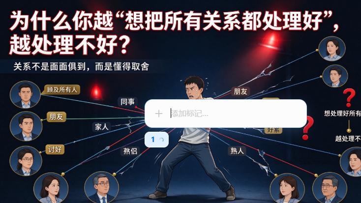 为什么你越“想把所有关系都处理好”，越处理不好？