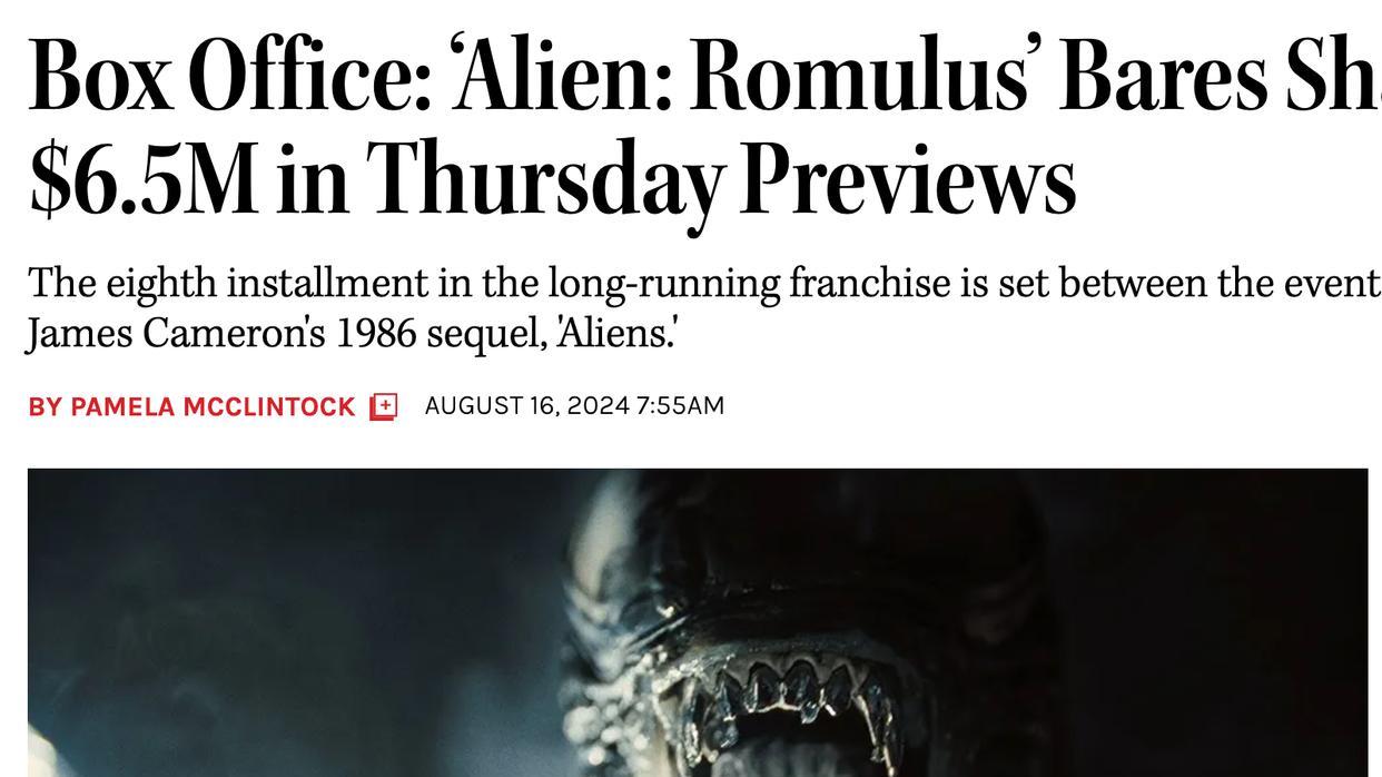 帕梅拉赞扬《异形》的结构分明，《契约》的定义有些简单