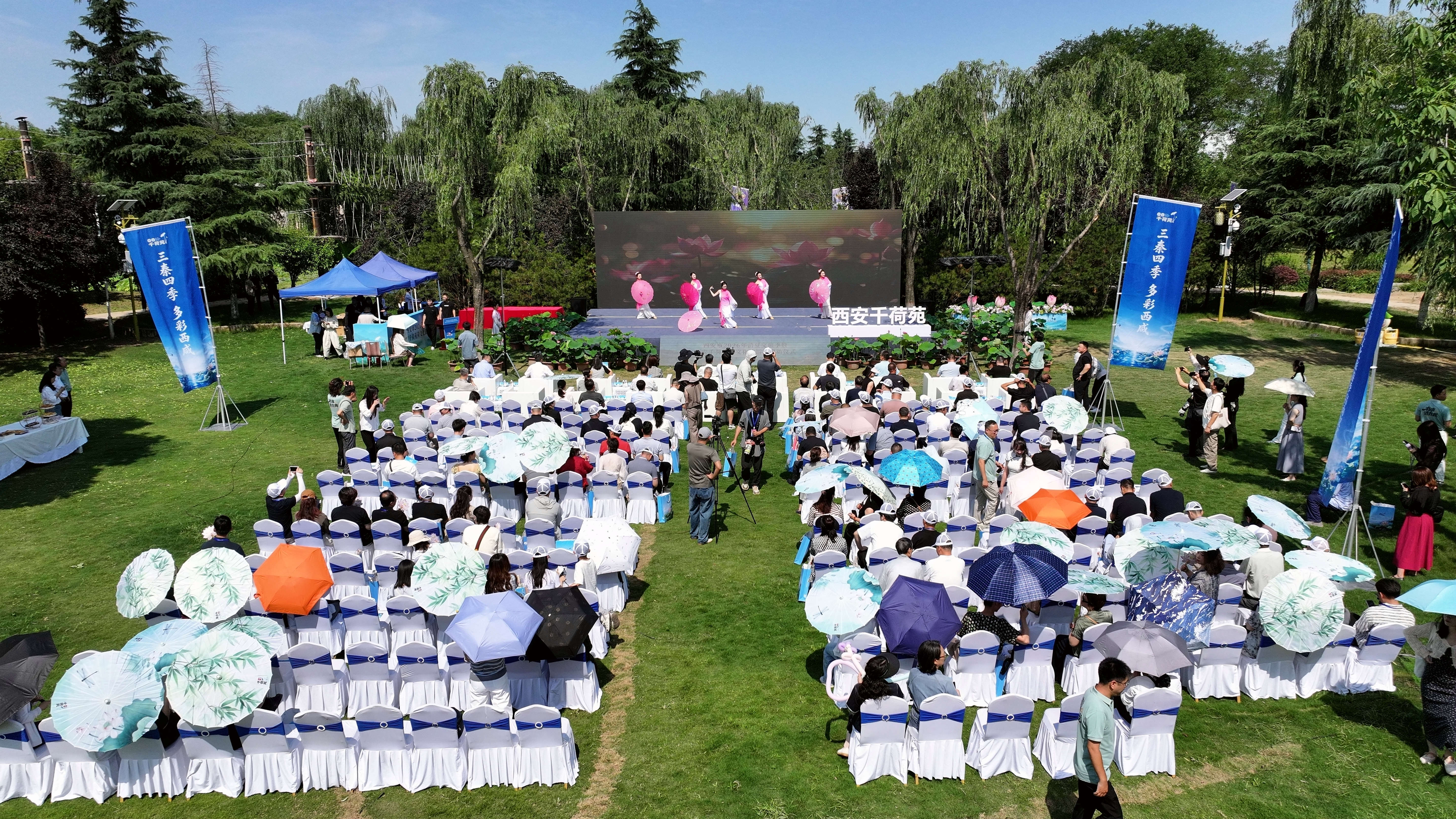 千荷叠翠赴夏来 西咸荷文化旅游季邀你共赏长安清欢