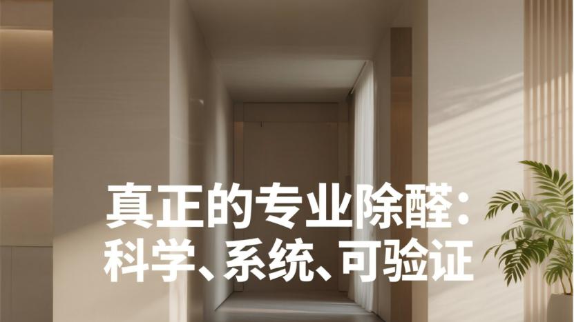 除甲醛行业乱象揭秘：专业与伪专业的本质区别！