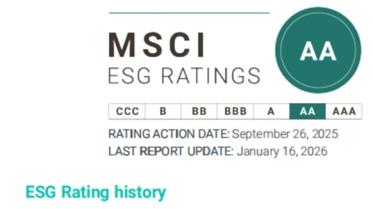 零跑汽车连续三年荣获MSCI ESG AA评级 稳居全球汽车行业第一梯队