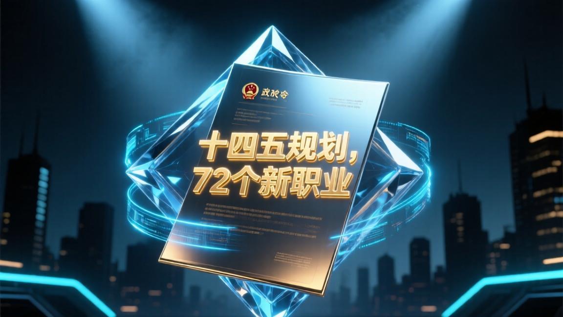 2026 睁大您的慧眼！给自己选个方向吧：“十四五”期间累计发布72个新职业