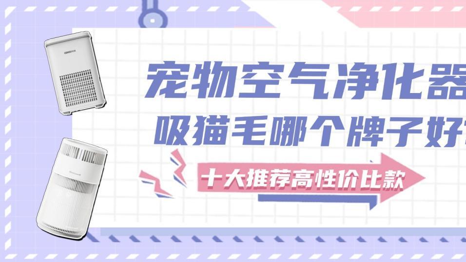 2026年十大宠物空气净化器吸猫毛哪个牌子好? 测评推荐高性价比款