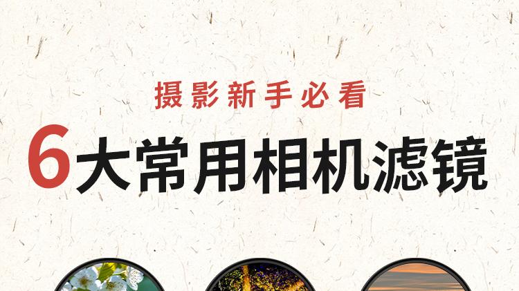 摄影新手必看｜6款核心滤镜速查指南