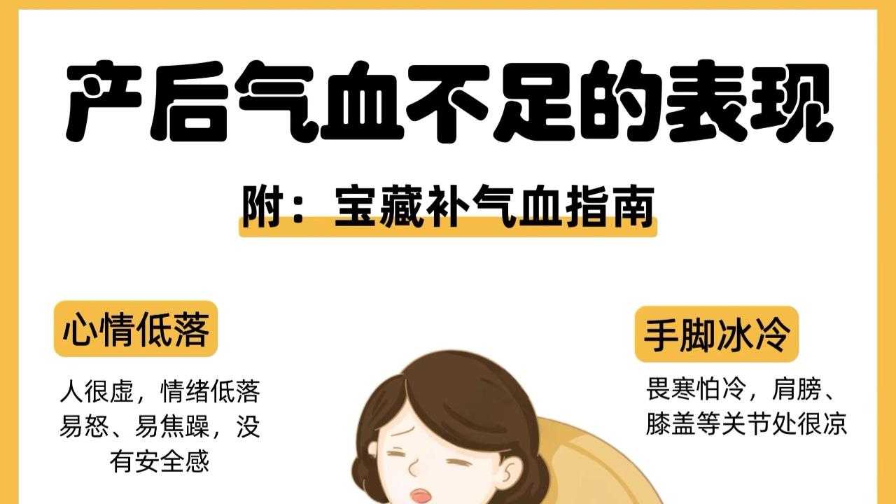 生完孩子像渡劫？产后气血不足别硬扛，这几招让你满血复活