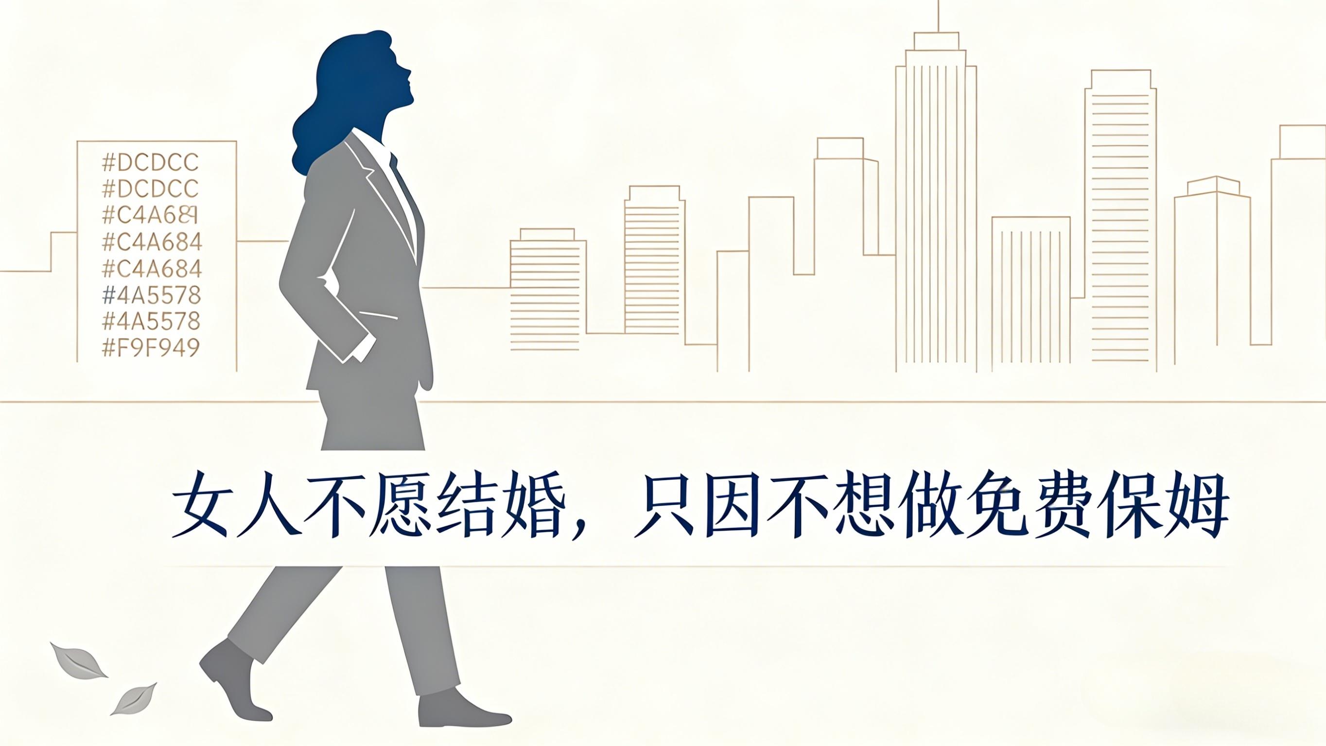 女人不愿结婚，只因不想做免费保姆