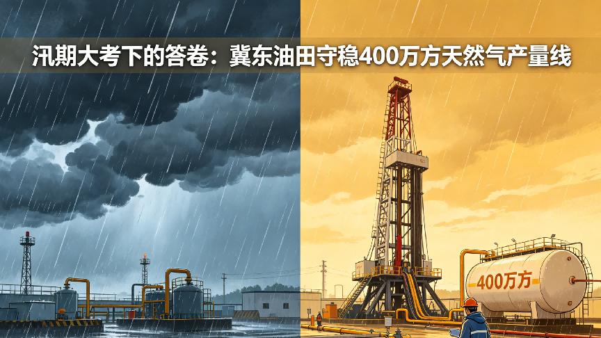 汛期大考下的答卷：冀东油田守稳400万方天然气产量线