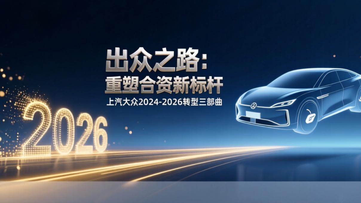 出众之路：重塑合资新标杆 上汽大众2024-2026转型三部曲 第三篇