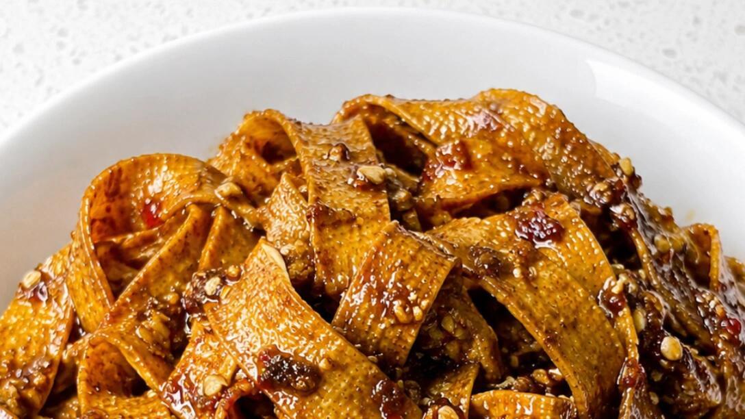 孜然豆皮，减脂期也能吃的烧烤味