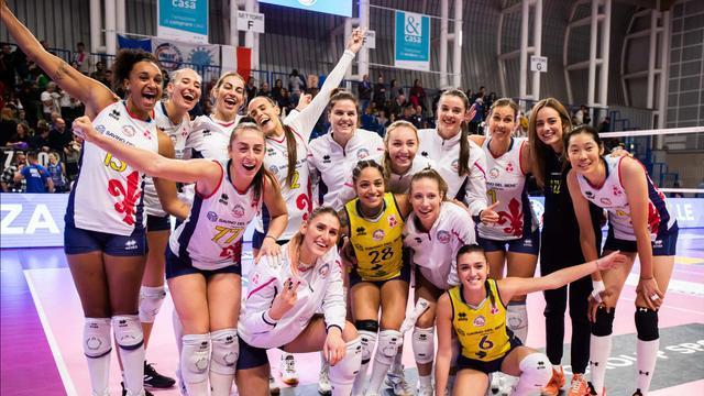 意甲朱婷18分助阵科内利亚诺3-2击败米兰 大比分1-0领先