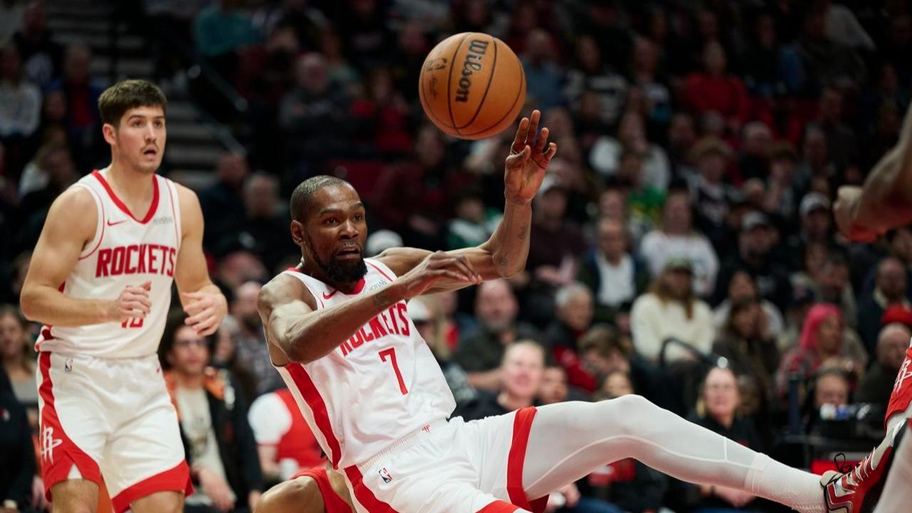 NBA西部最新排名，雷霆继续领跑，火箭跌第六，勇士还是第八