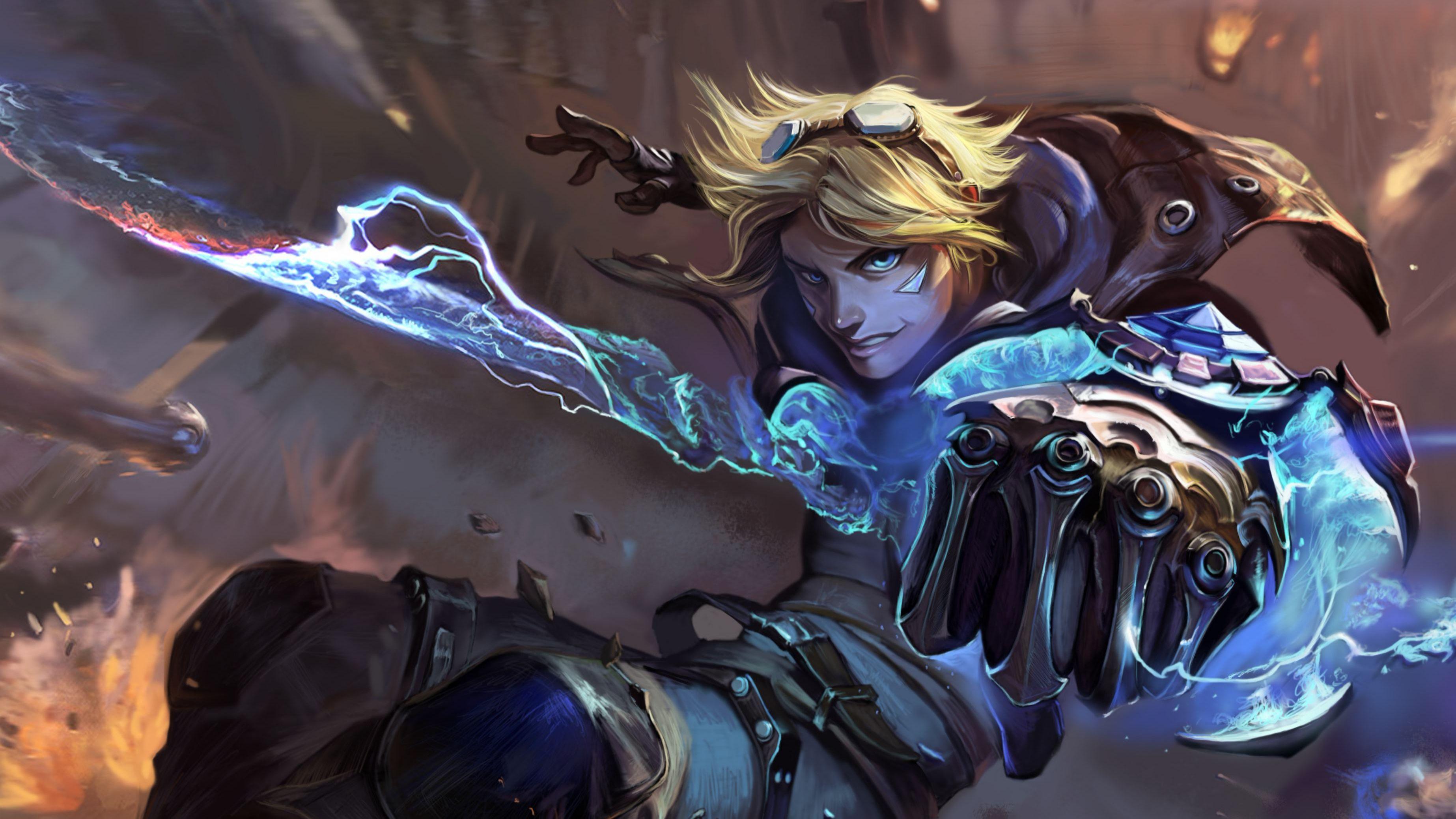 LOL高中除夕：EZ约拉克丝去逛街，并带着身份证