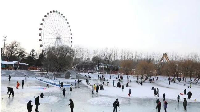 吉林市江北公园公益冰场免费开放