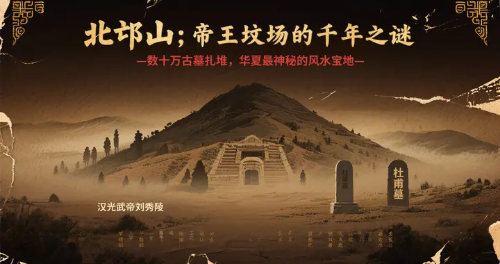 数十万古墓扎堆，号称“帝王坟场”的北邙山，到底藏着什么秘密？