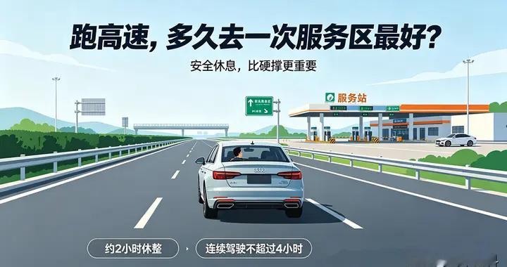 跑高速，多久去一次服务区最好？