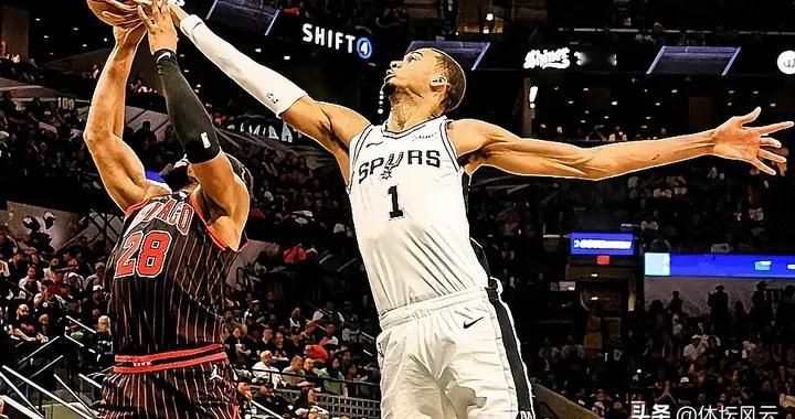 场均3.1帽！文班三连盖帽王创历史，马刺62胜冲冠底气拉满