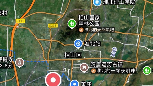 酒都宿迁：从地图上看，濉溪县城已经和淮北