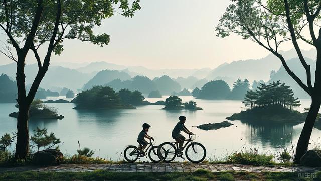 千岛湖骑行：在山水诗画中编织亲子时光