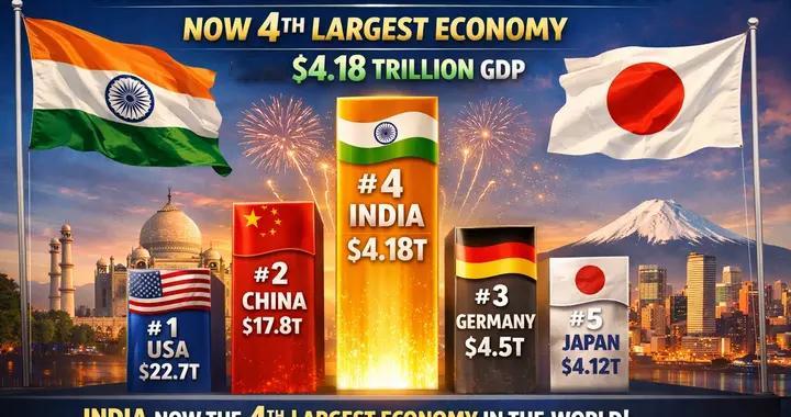 全球第四把交椅易位！GDP被印度反超，和中国为敌，日本生存危机